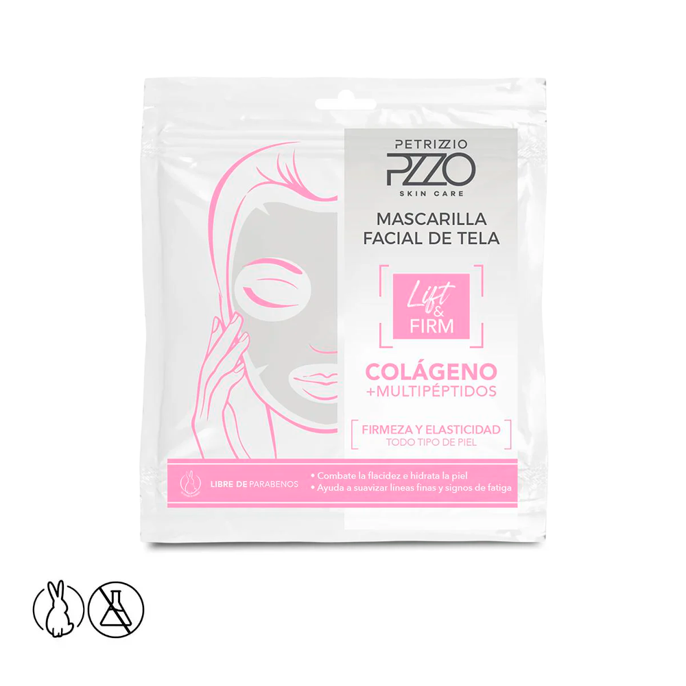 Mascarilla Facial de Tela Lift &amp; Firm Colágeno + Multipéptidos