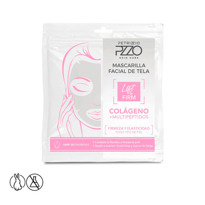 Mascarilla Facial de Tela Lift &amp; Firm Colágeno + Multipéptidos