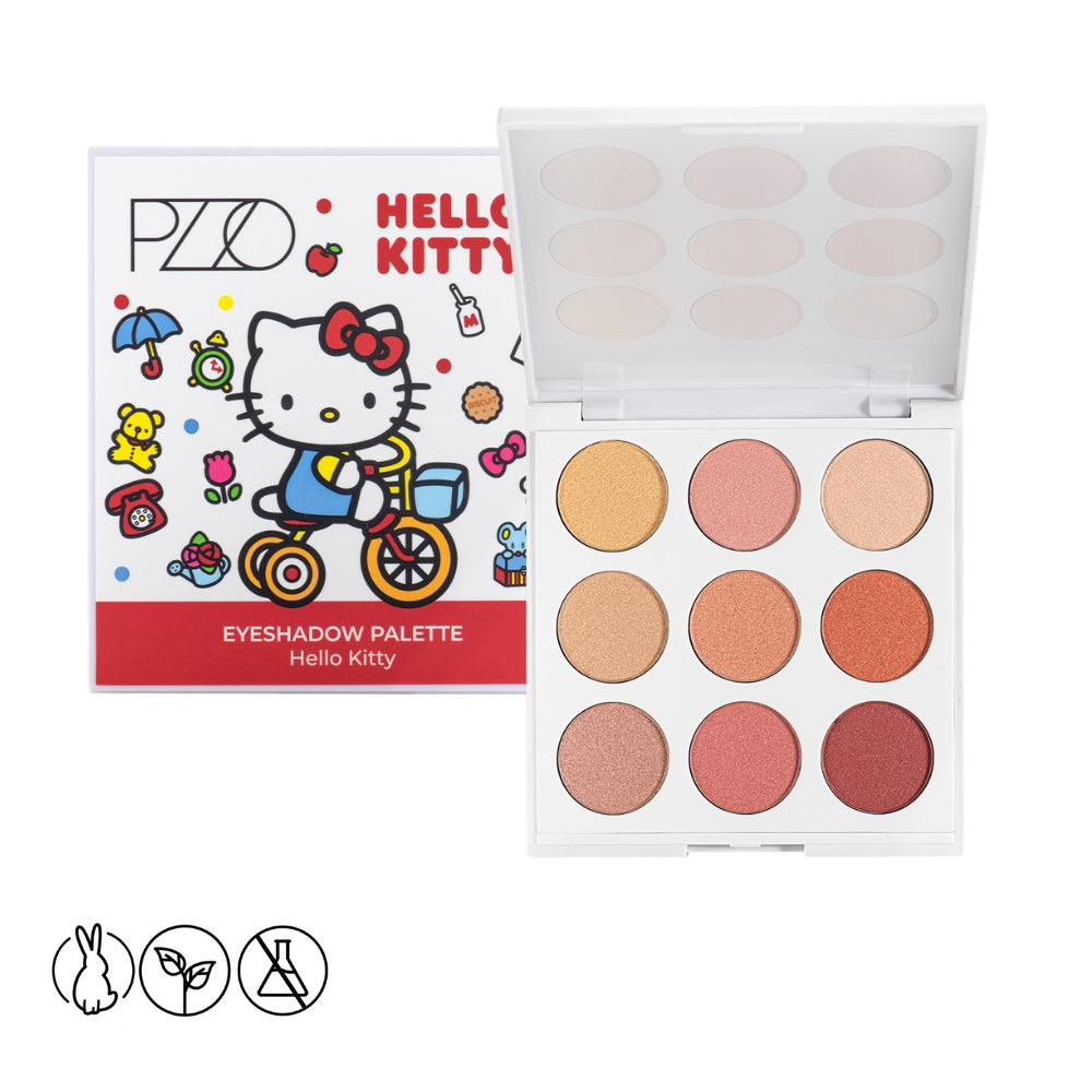 Paleta de Sombras Brilliance Eyeshadow Palette Hello Kitty