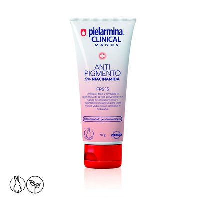 Crema de Manos Antipigmento FPS15 Pielarmina Clinical