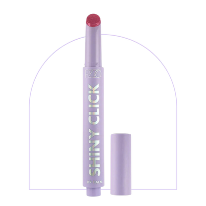 Shiny Click Lip Balm Pink Me Purple Fest