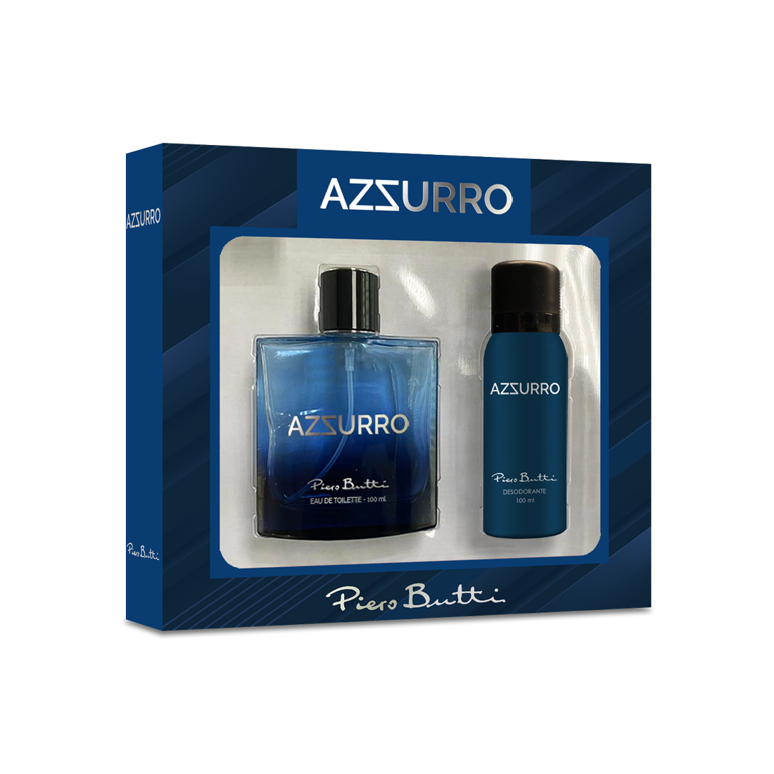 Set Perfume Hombre Azzurro EDT 100 ml + Desodorante Piero Butti