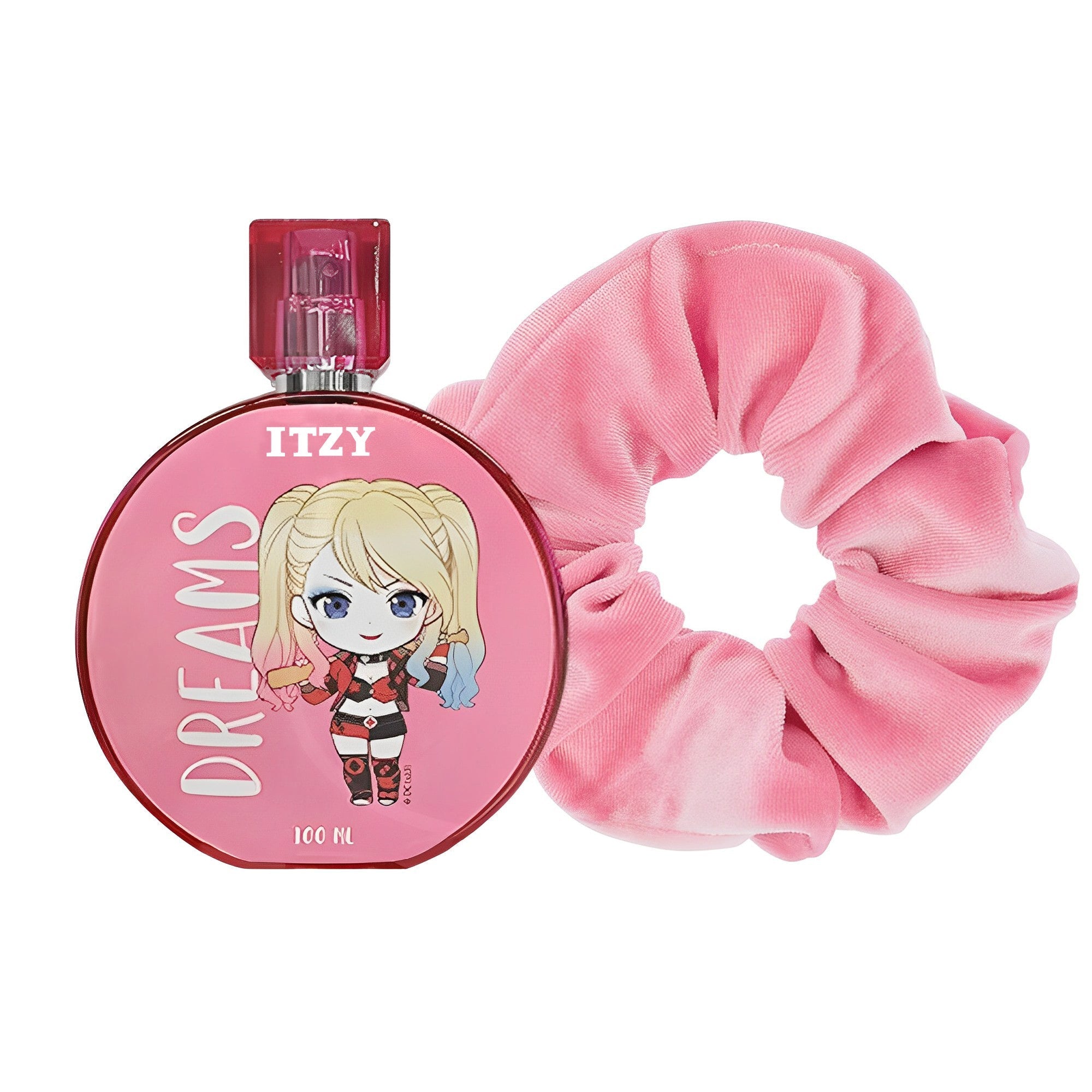 Set Perfume Dreams Harley Quinn EDT 100 ml + Scrunchie