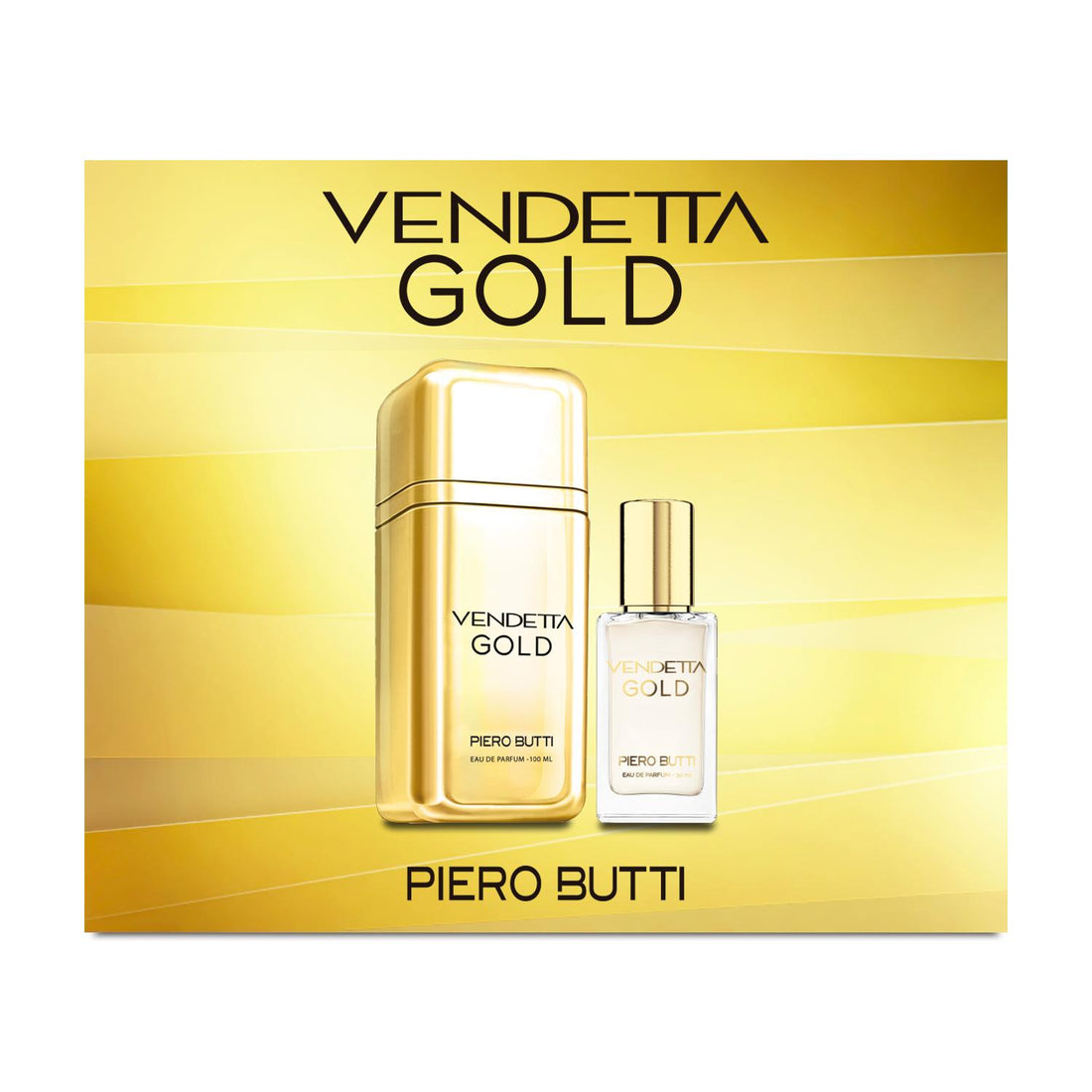 Set Perfume Vendetta Gold + Miniatura