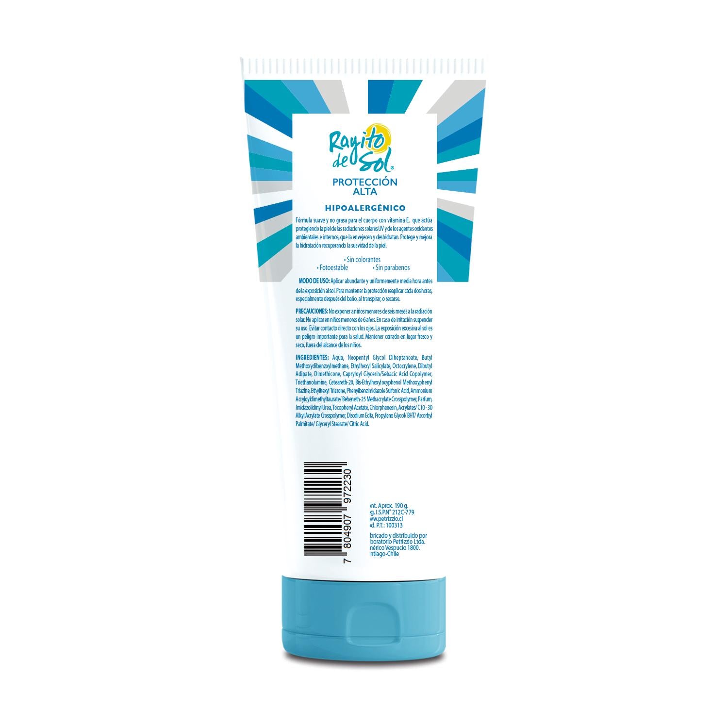 Crema Protectora FPS 50 Ozono 190g