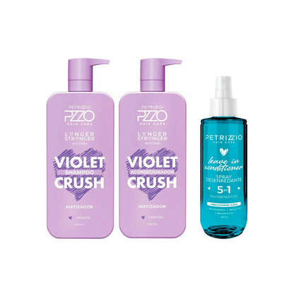 Set Matizador Violet Crush + Spray Desenredante