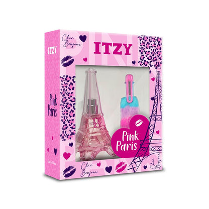 Set Perfume Pink Paris EDT  + Lápiz Multicolor