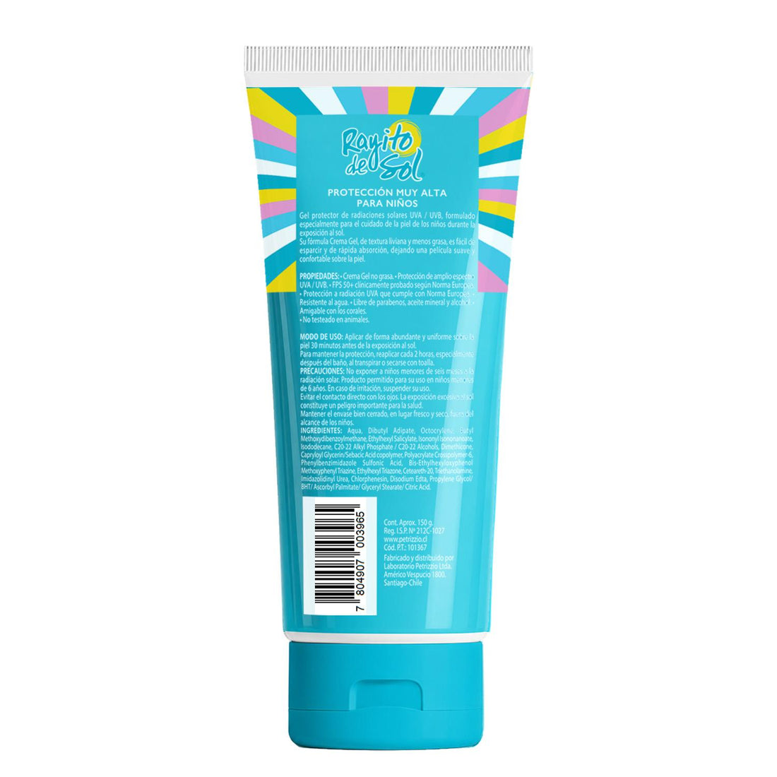 Crema Gel Protectora Ozono Kids FPS 50+