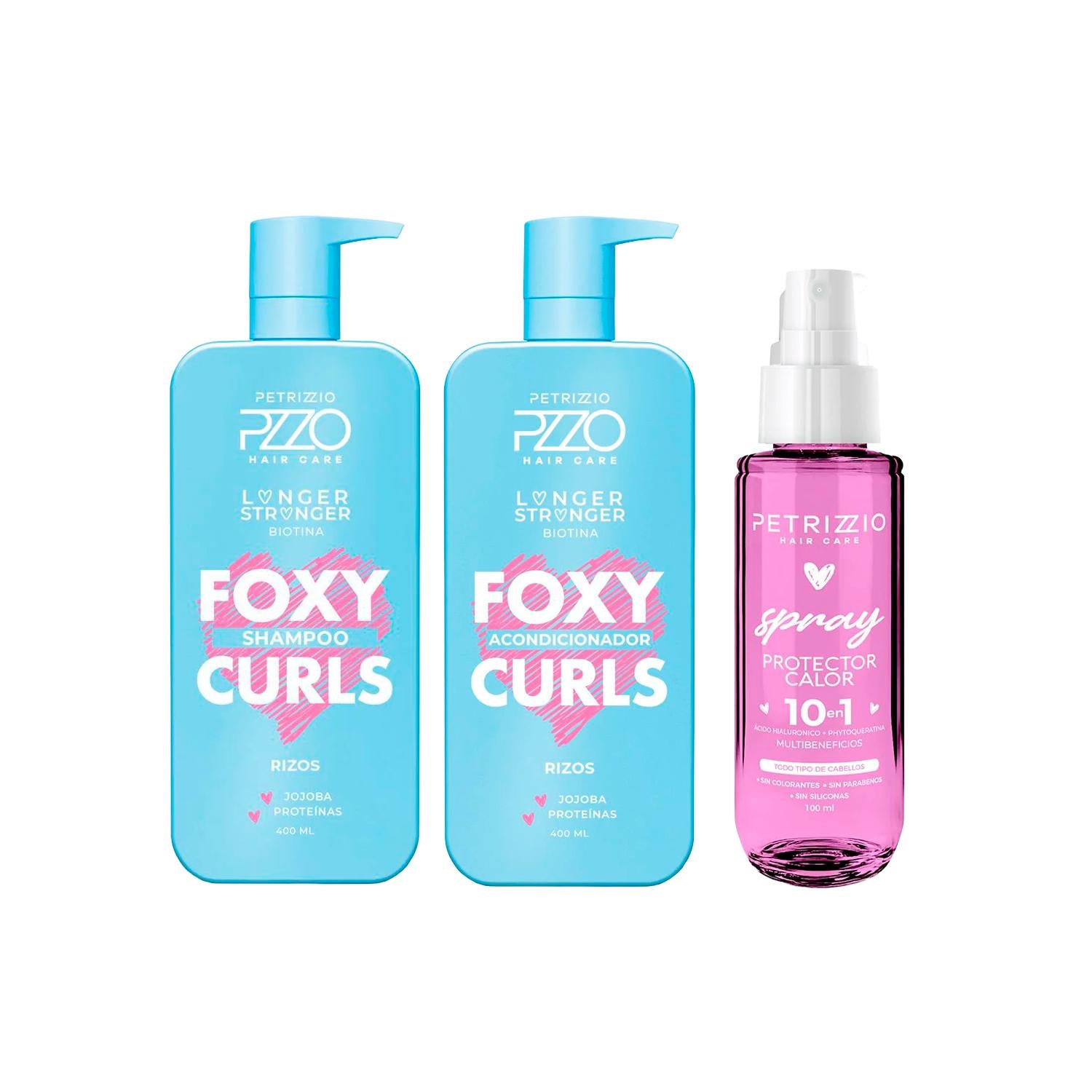 Set Rizos Foxy Curls + Spray Protector de Calor