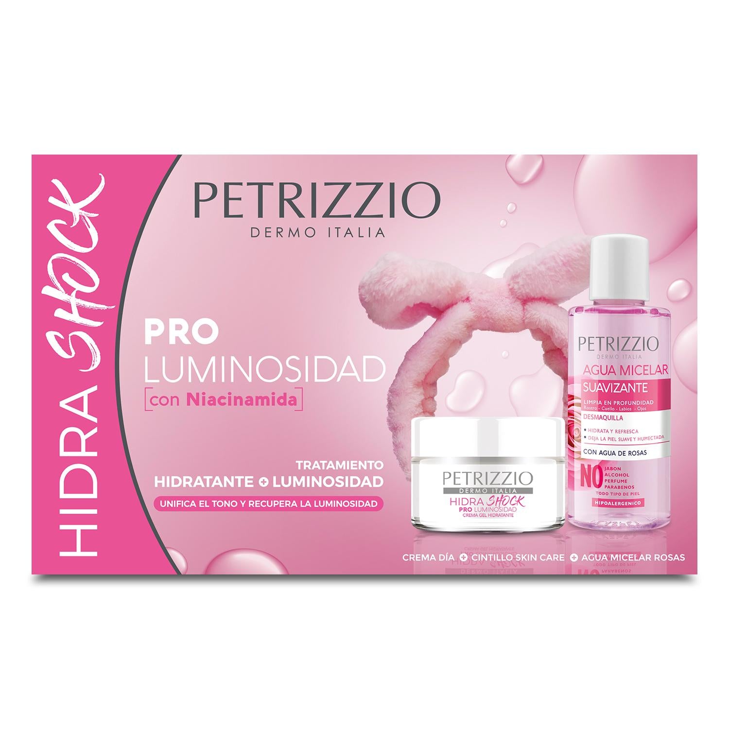 Tripack Pro Luminosidad Crema + Agua Micelar y Cintillo