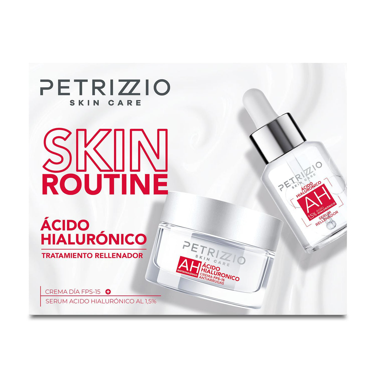 Set Crema Día FPS 15 + Sérum Ácido Hialurónico 1,5%