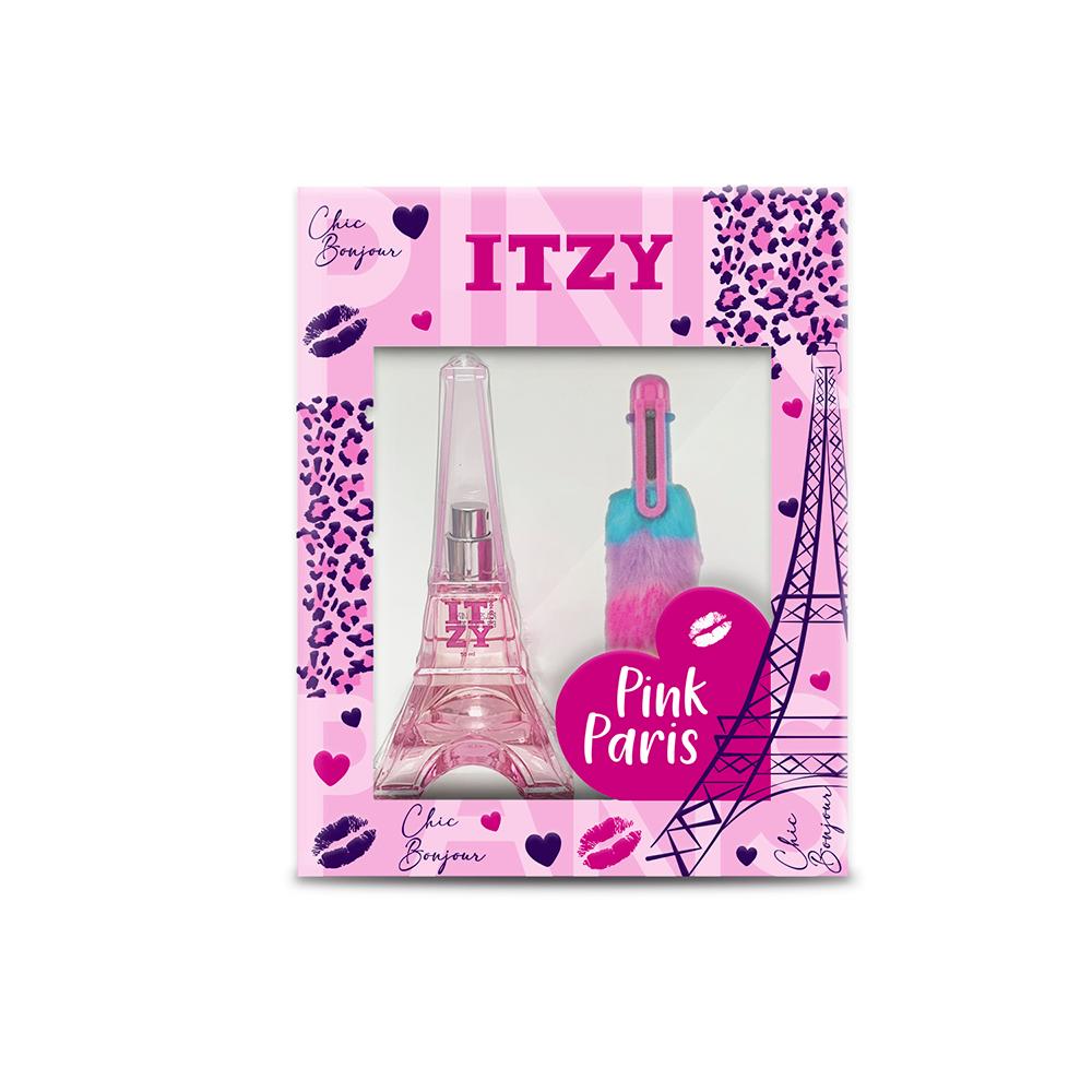 Set Perfume Pink Paris EDT  + Lápiz Multicolor