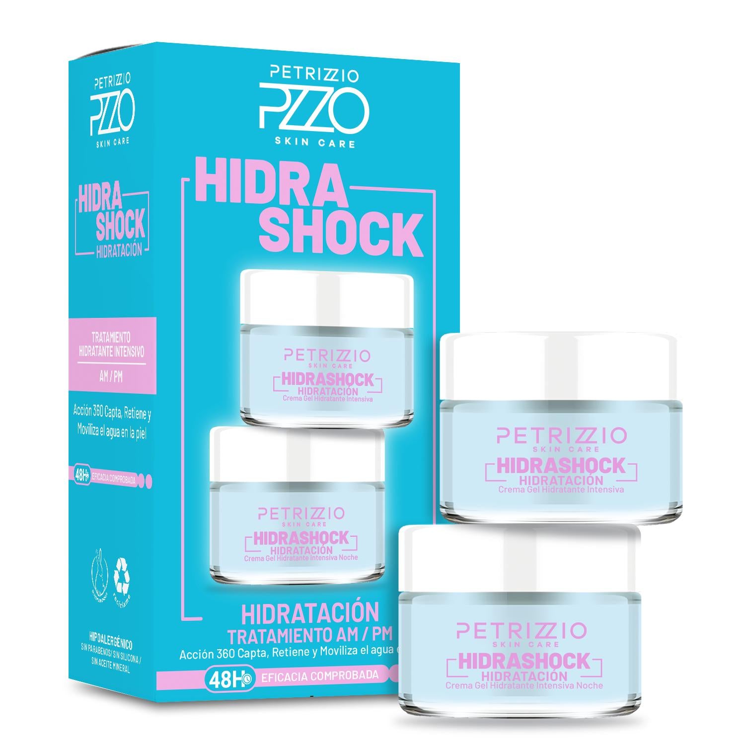 Pure Serum PCH 2個セット Set de Cremas Hidra Shock Hidratación – Petrizzio