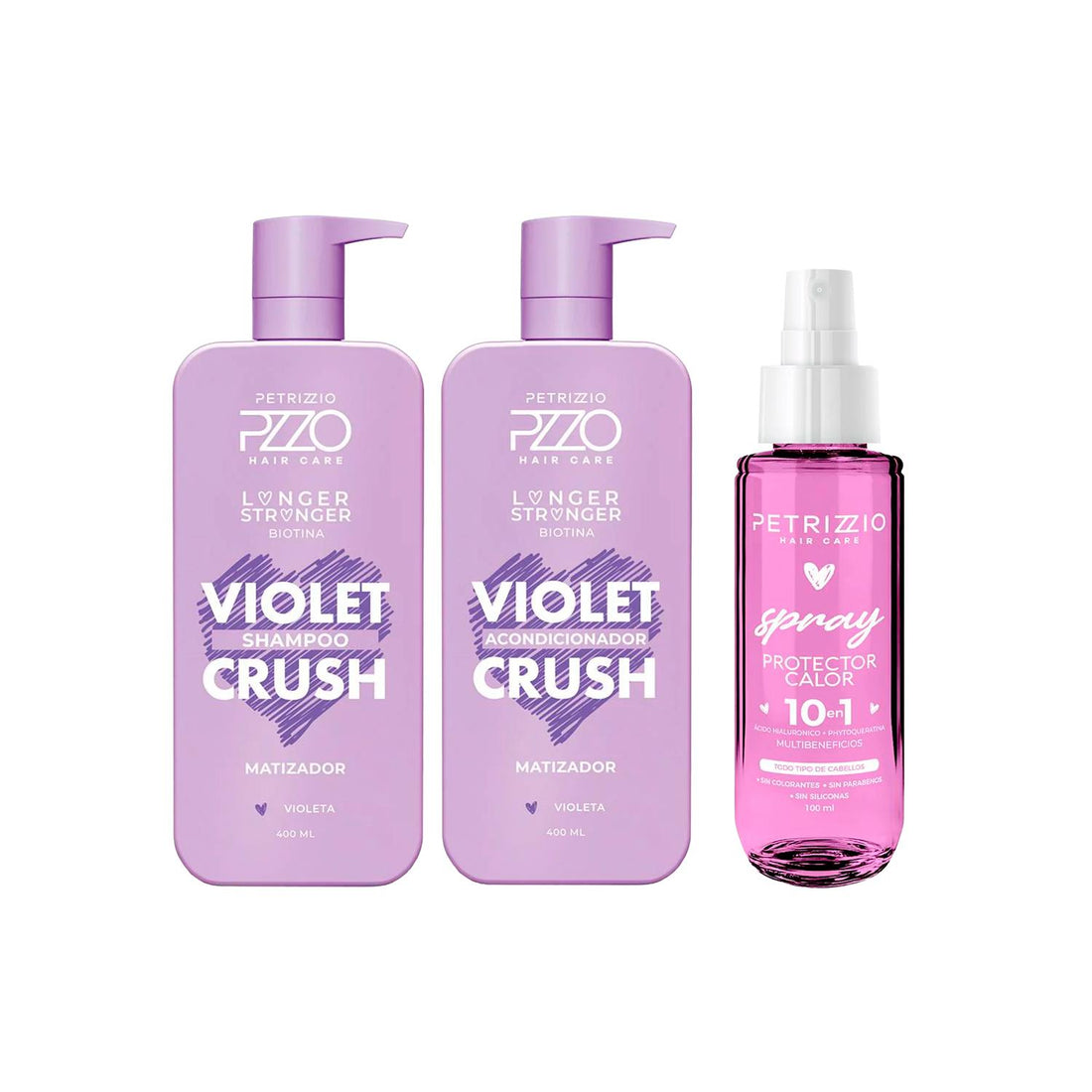 Set Matizador Violet Crush + Spray Protector de Calor