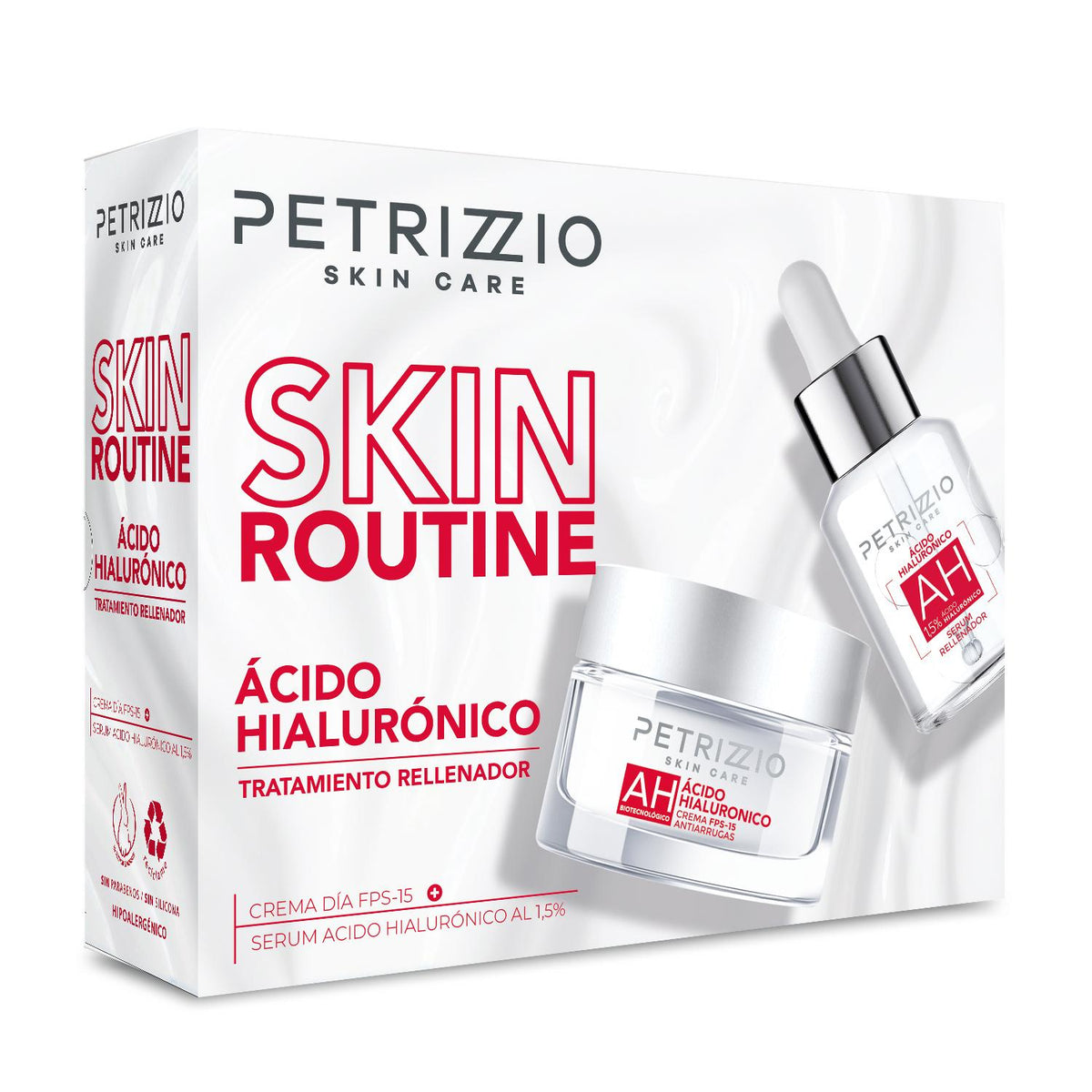 Set Crema Día FPS 15 + Sérum Ácido Hialurónico 1,5%