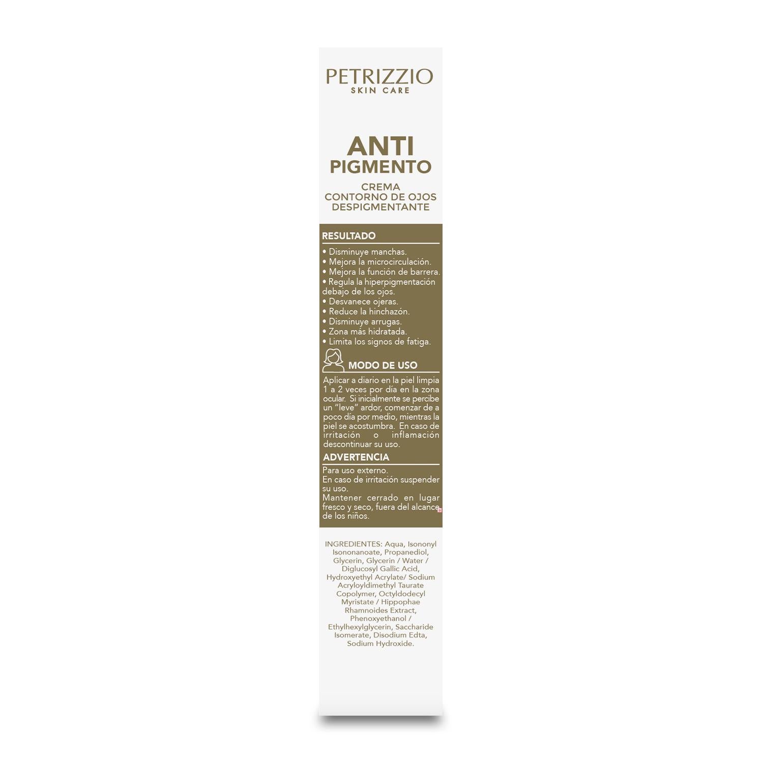Crema Contorno de Ojos Antipigmento