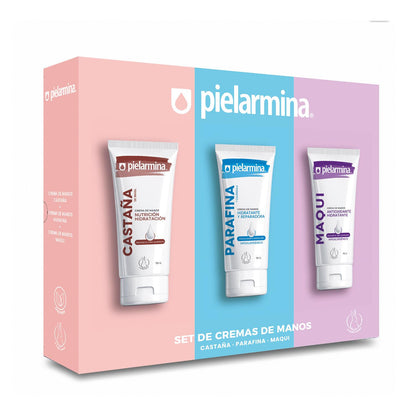 Set Tripack Cremas de Manos Castaña, Parafina y Maqui