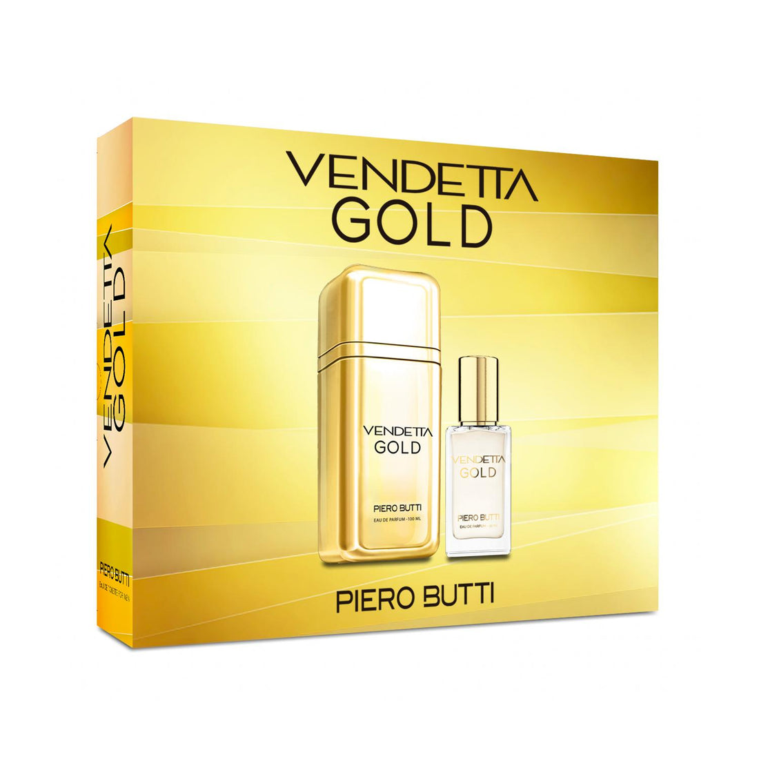 Set Perfume Vendetta Gold + Miniatura