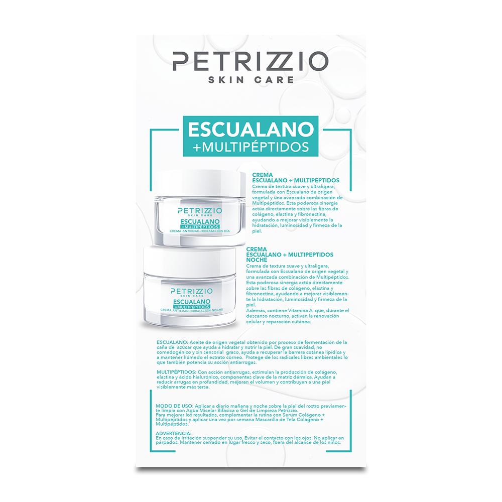 Set de Cremas Antiedad  Escualano + Multipéptidos