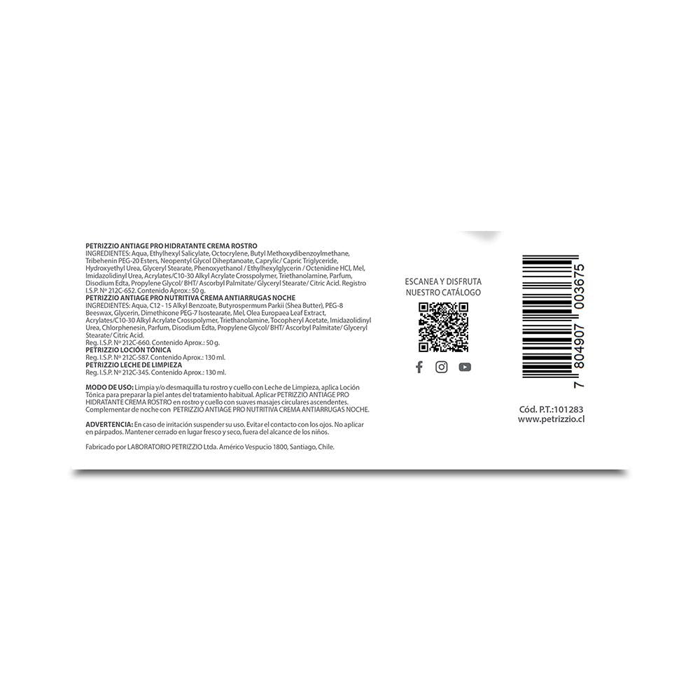 Set Cuatripack Rutina 4 Pasos Hidratante