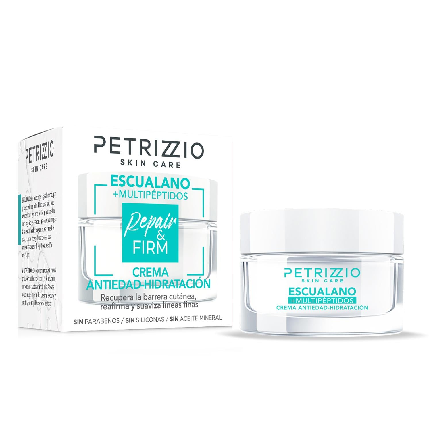 Crema Día Antiedad Hidratación Escualano + Multipéptidos