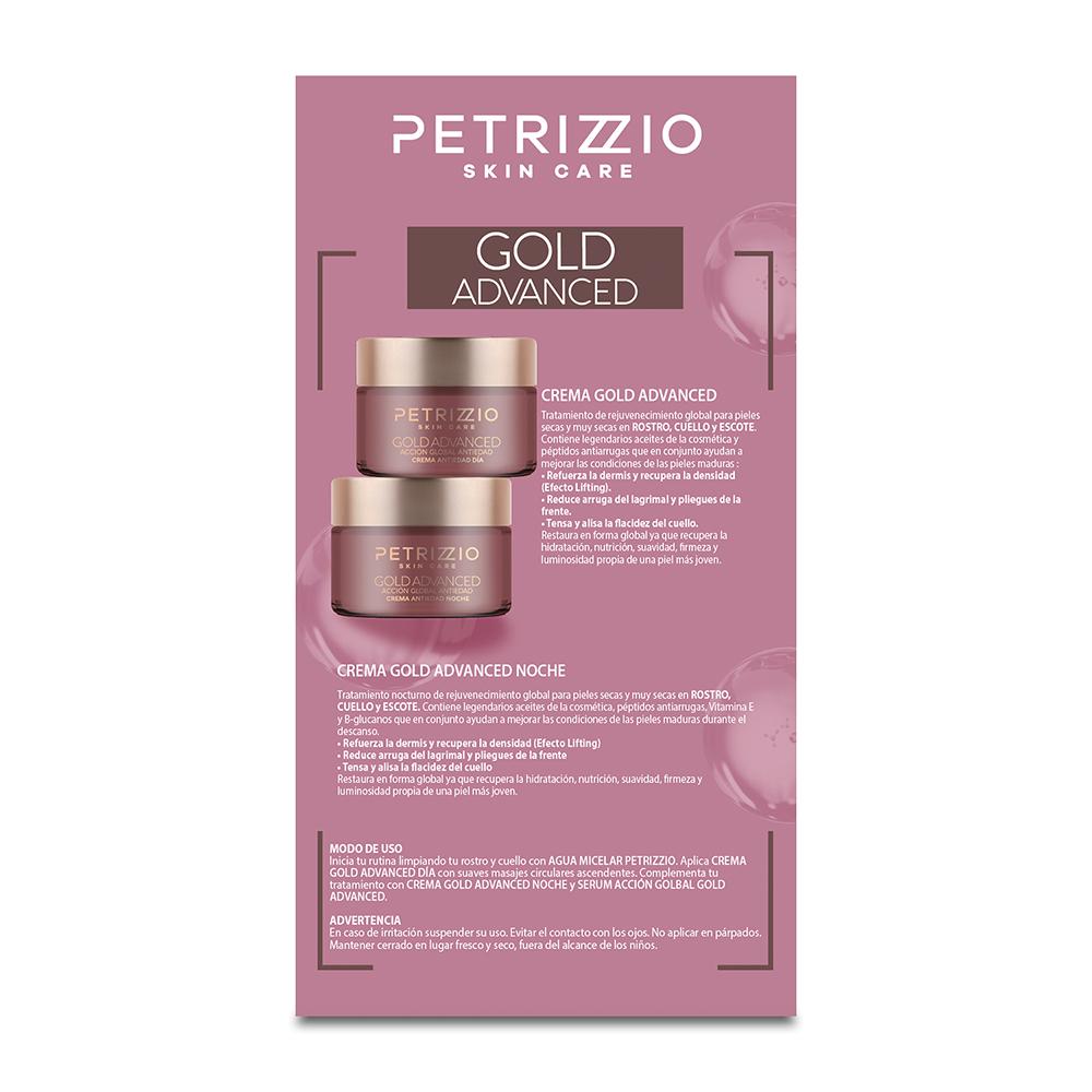 Set de Cremas Antiedad Gold Advanced +60