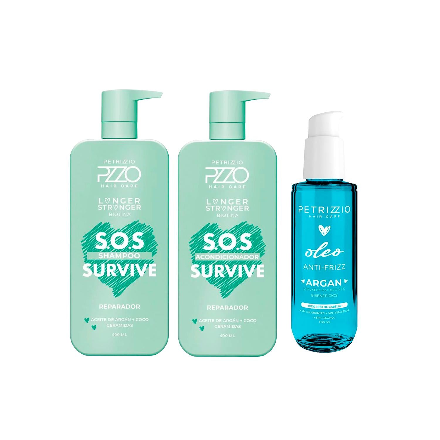 Set Reparador SOS Survive + Oleo Antifrizz
