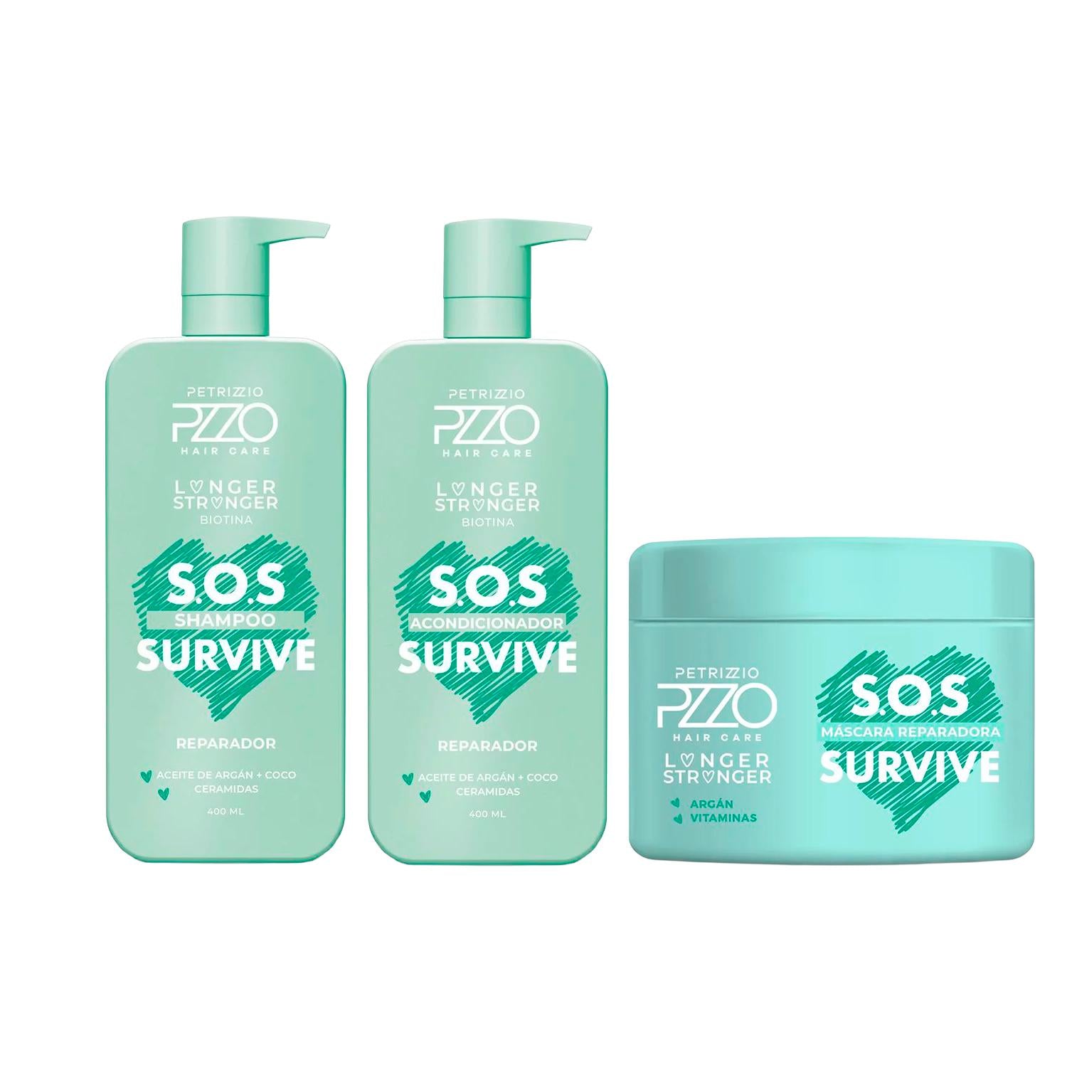 Tripack Reparador S.O.S Survive