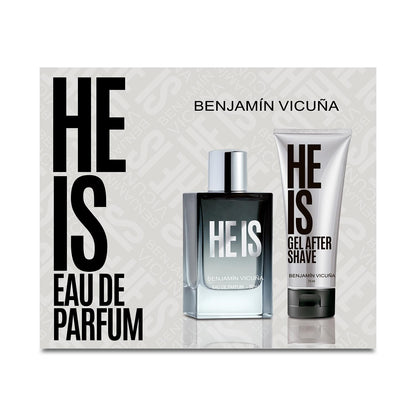 Set Perfume He Is EDP 50 ml + Gel After Shave 75 ml