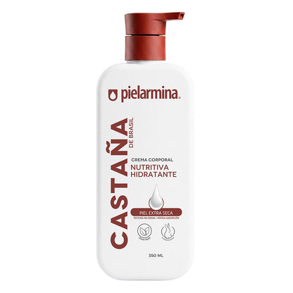 Crema Corporal Nutritiva Hidratante Castaña 350 ml