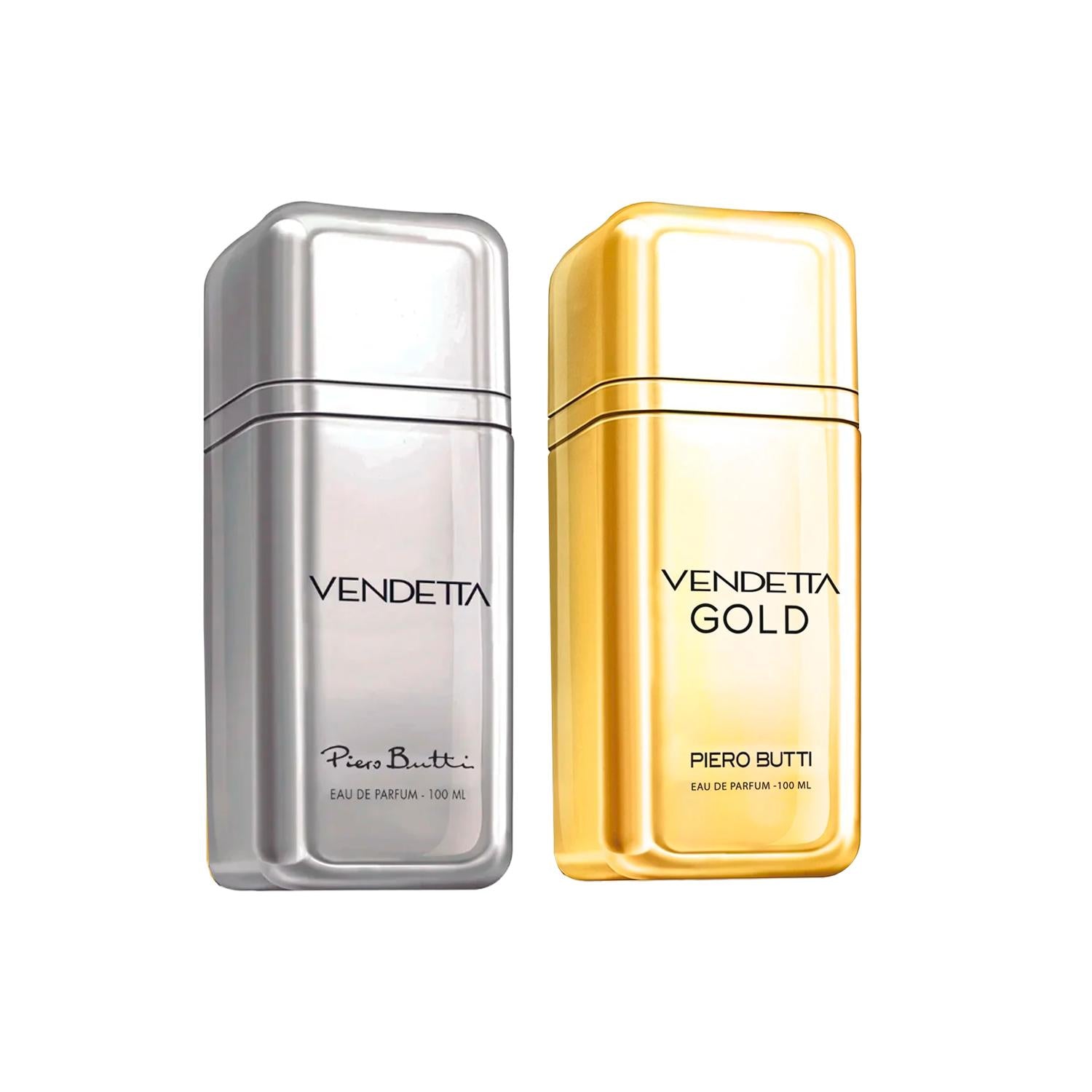 Set Duo Perfumes EDP Vendetta Silver &amp; Gold