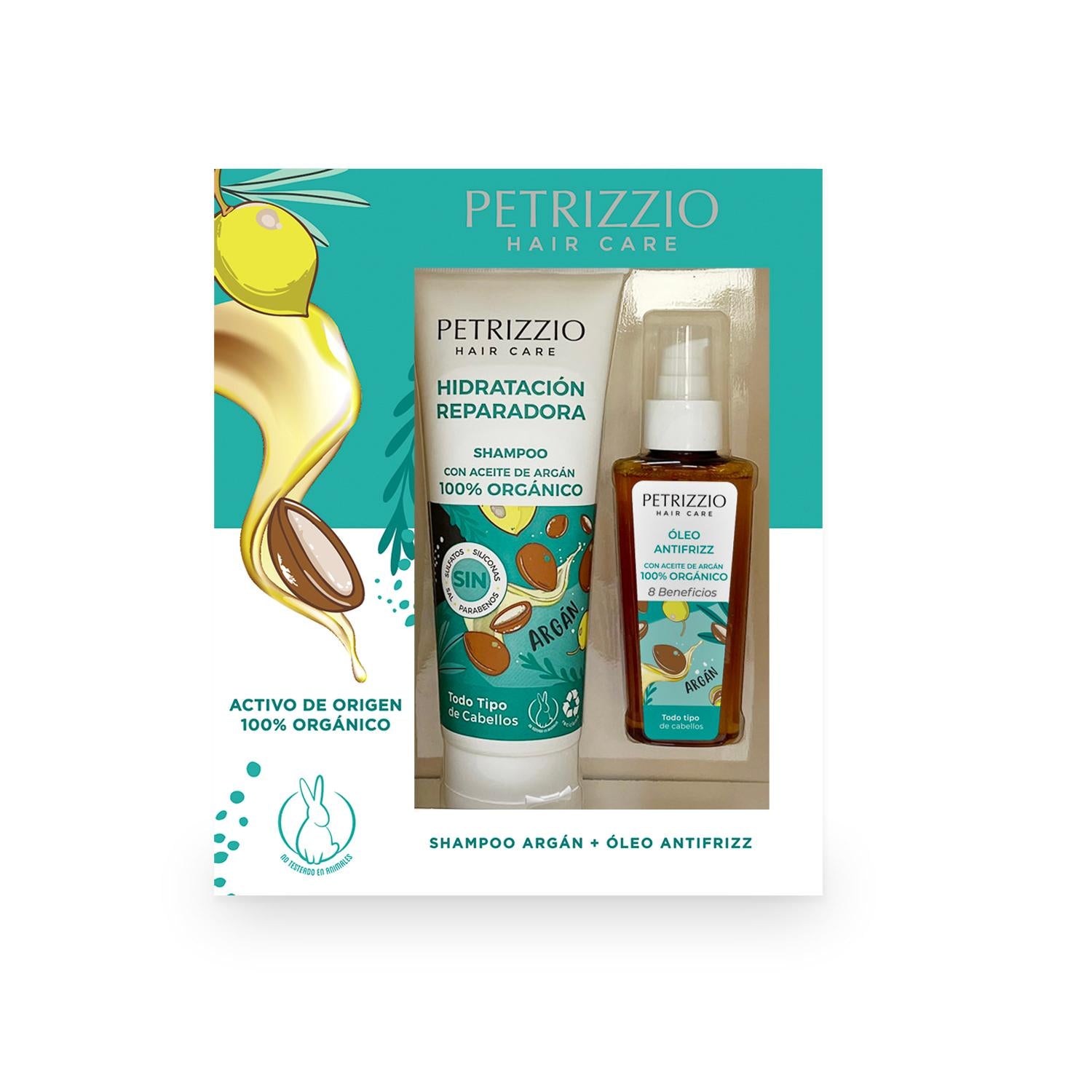 Set Shampoo + Oleo de Argán