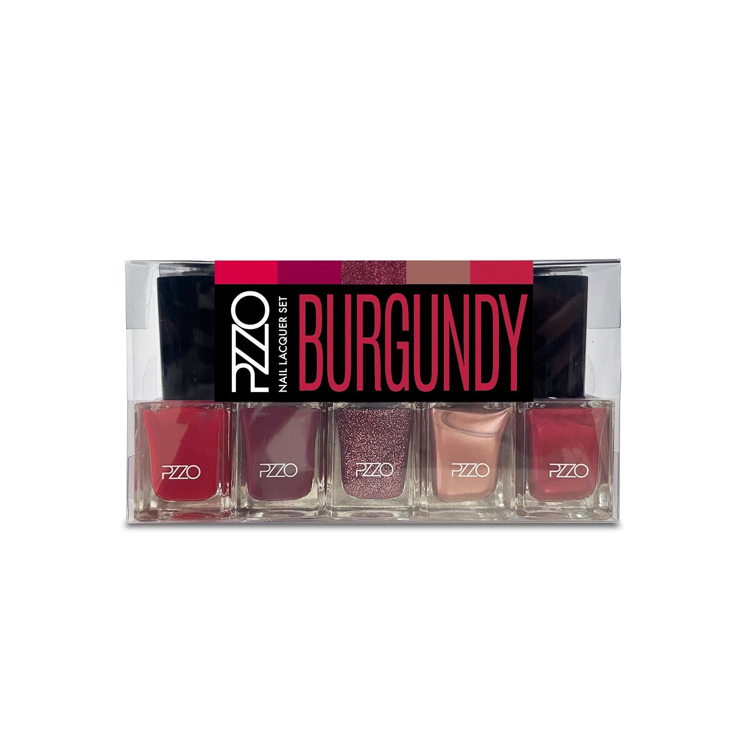 Set Esmaltes de Uñas Burgundy