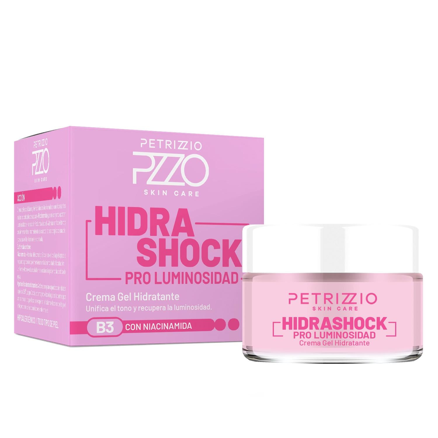 Crema Gel Hidra Shock Pro Luminosidad – Petrizzio