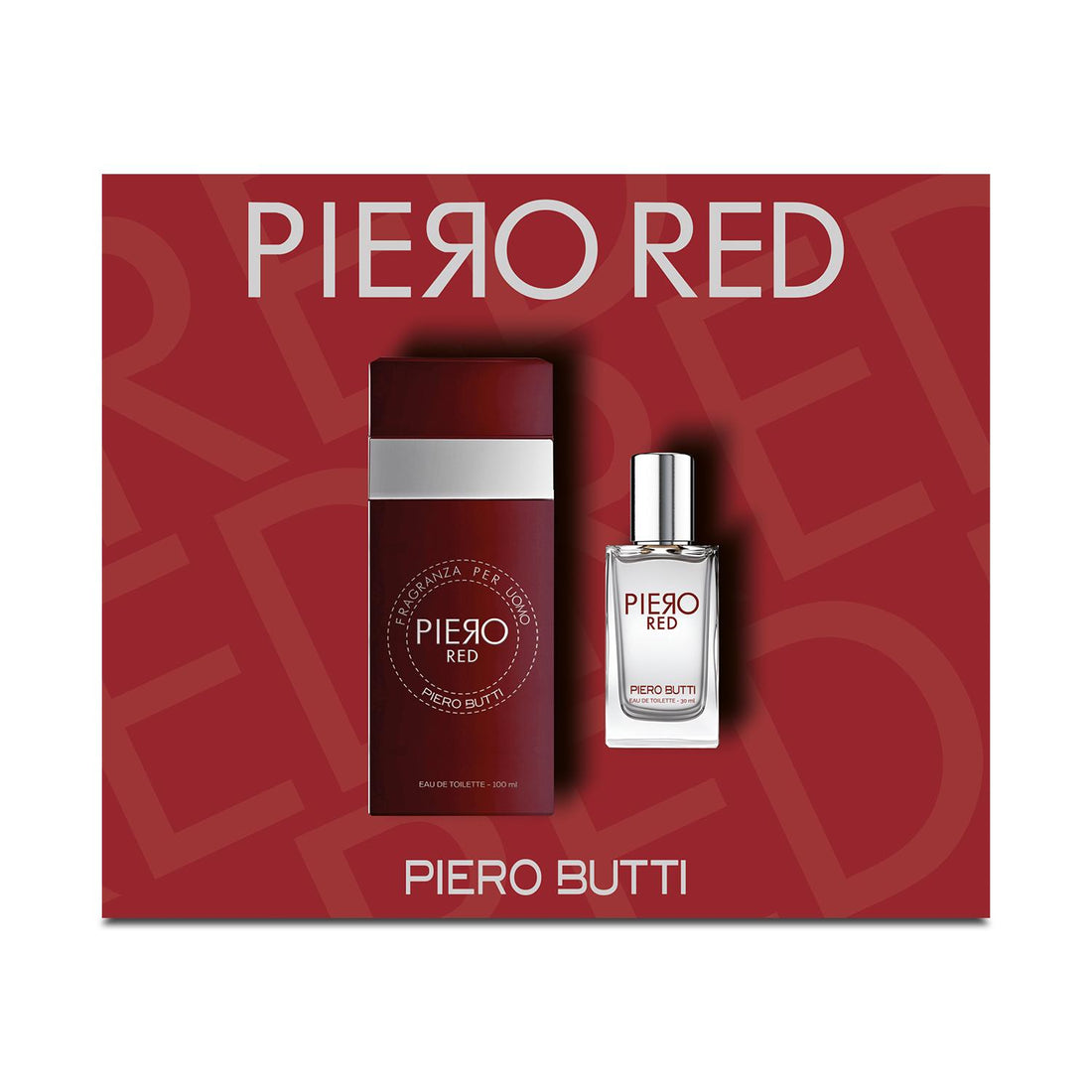 Set Perfume Piero Red EDT + 30 ml