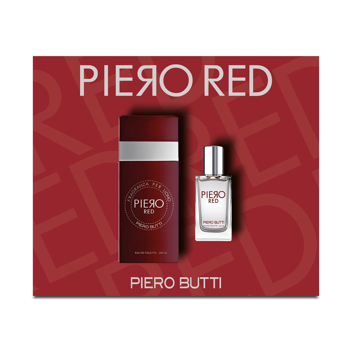 Set Perfume Piero Red EDT + 30 ml
