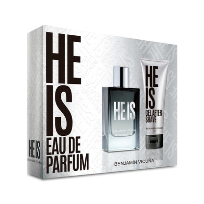 Set Perfume He Is EDP 50 ml + Gel After Shave 75 ml