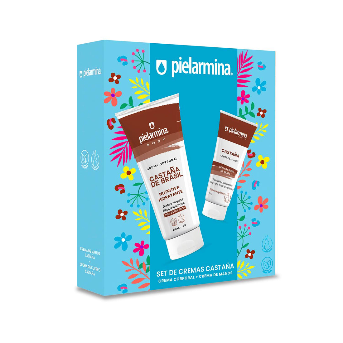 Set Cremas Castaña Manos + Cuerpo