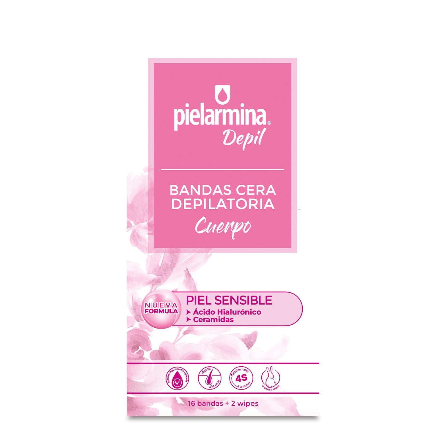 Bandas Depilatorias Corporales AH + Ceramidas Pielarmina Depil