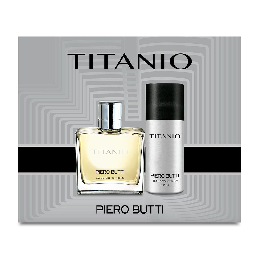 Set Perfume Titanio EDT + Desodorante