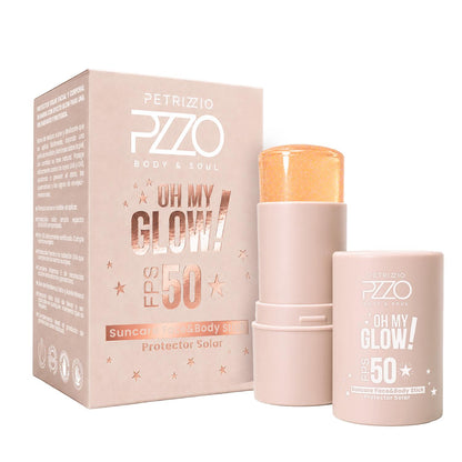 Protector Solar Facial y Corporal en Barra Efecto Glow FPS 50
