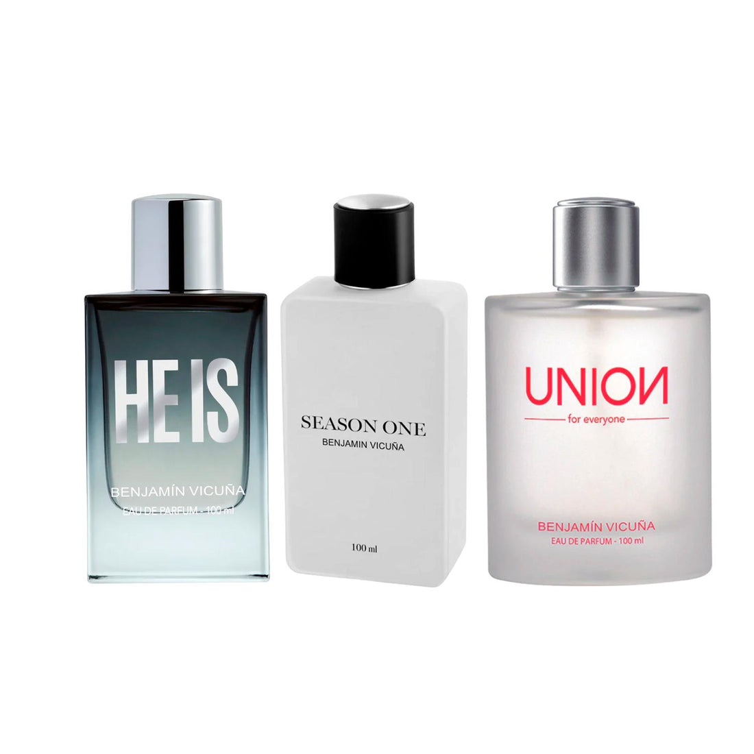 Tripack Perfumes He is &amp; Union + Season One