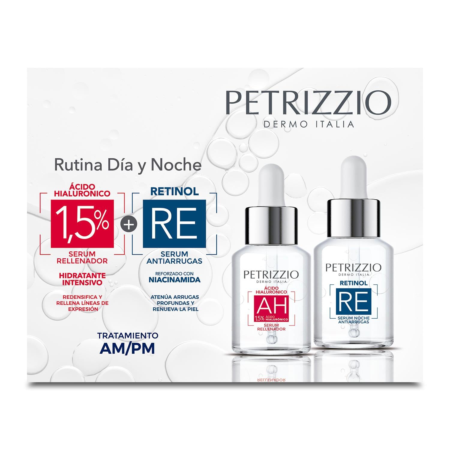 Set de Sérum Ácido Hialurónico + Retinol