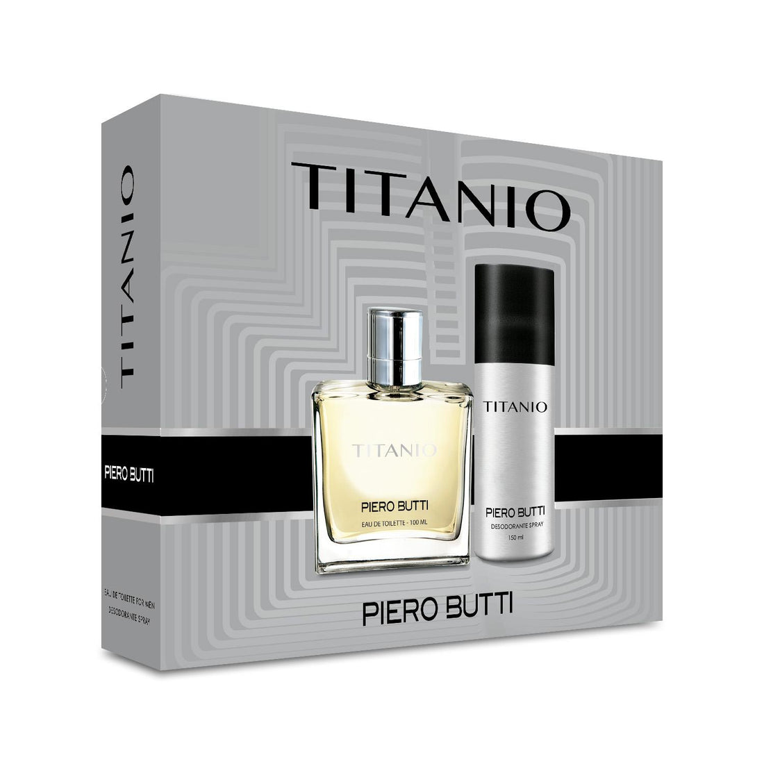 Set Perfume Titanio EDT + Desodorante