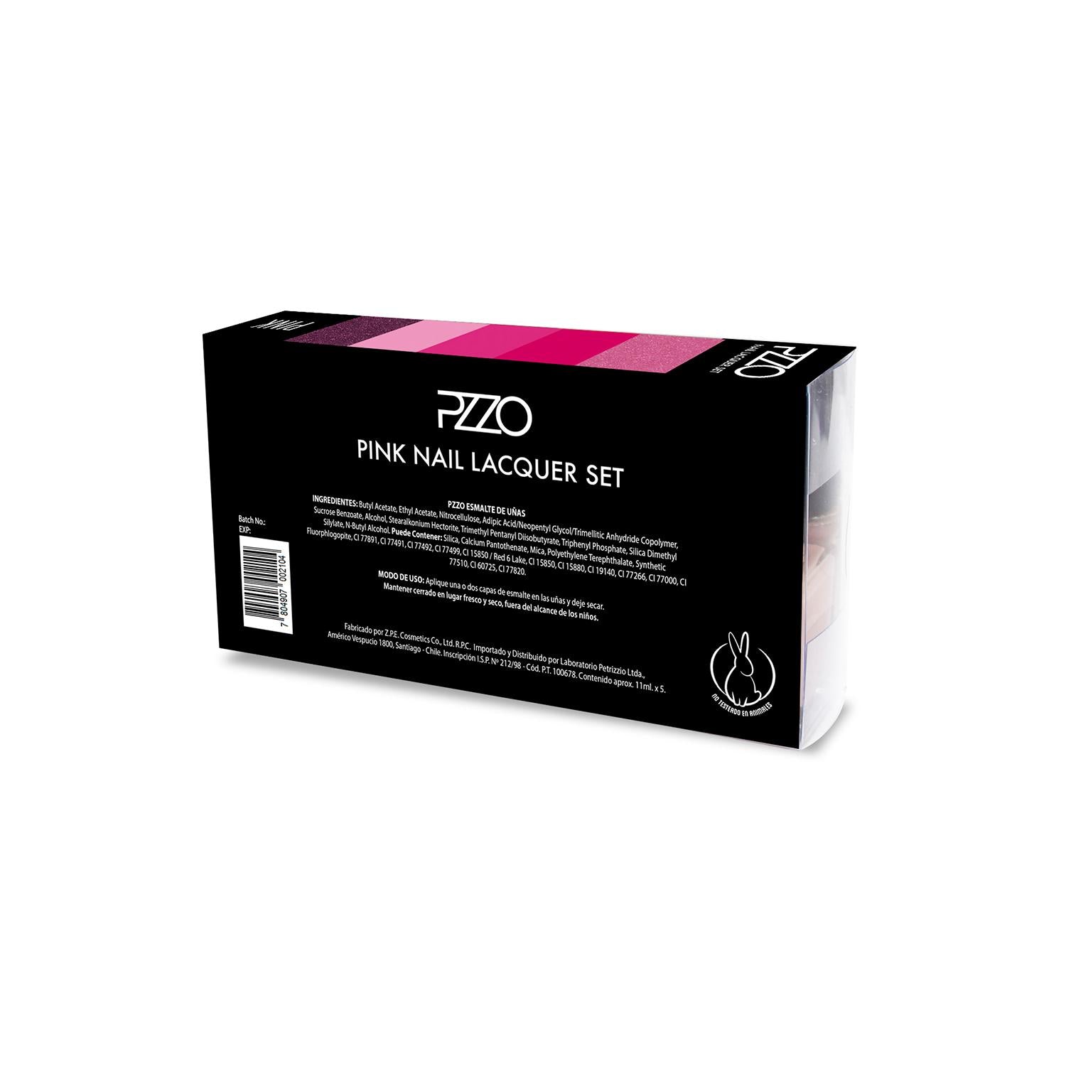 Set Esmaltes de Uñas Pink