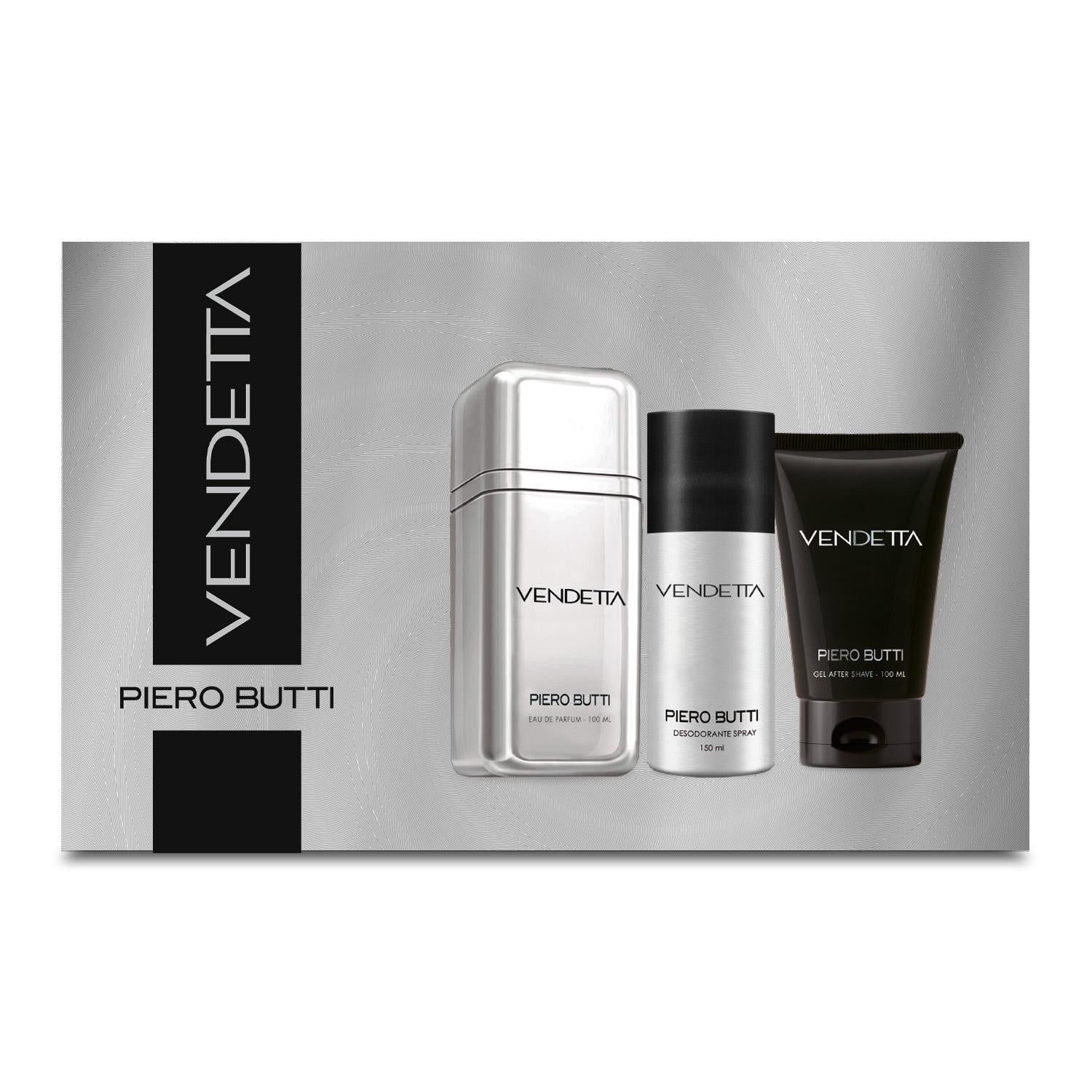 Set Perfume Vendetta EDP + Desodorante y After Shave