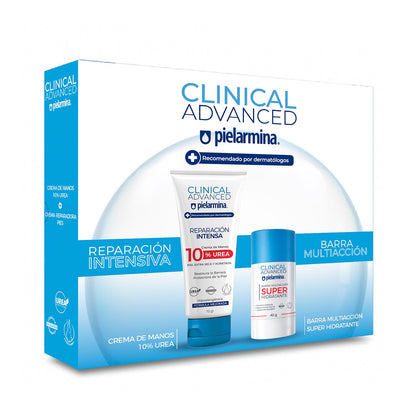 Set Cremas Clinical Advanced Manos Urea  + Barra Multiacción