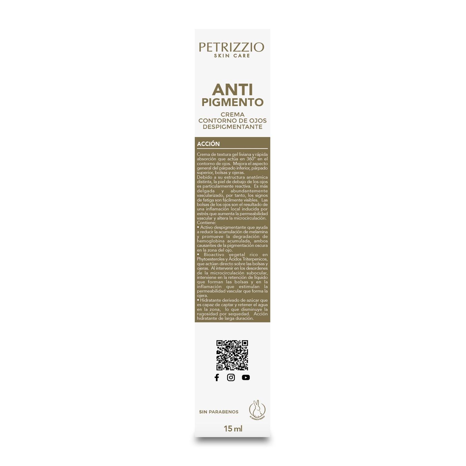 Crema Contorno de Ojos Antipigmento