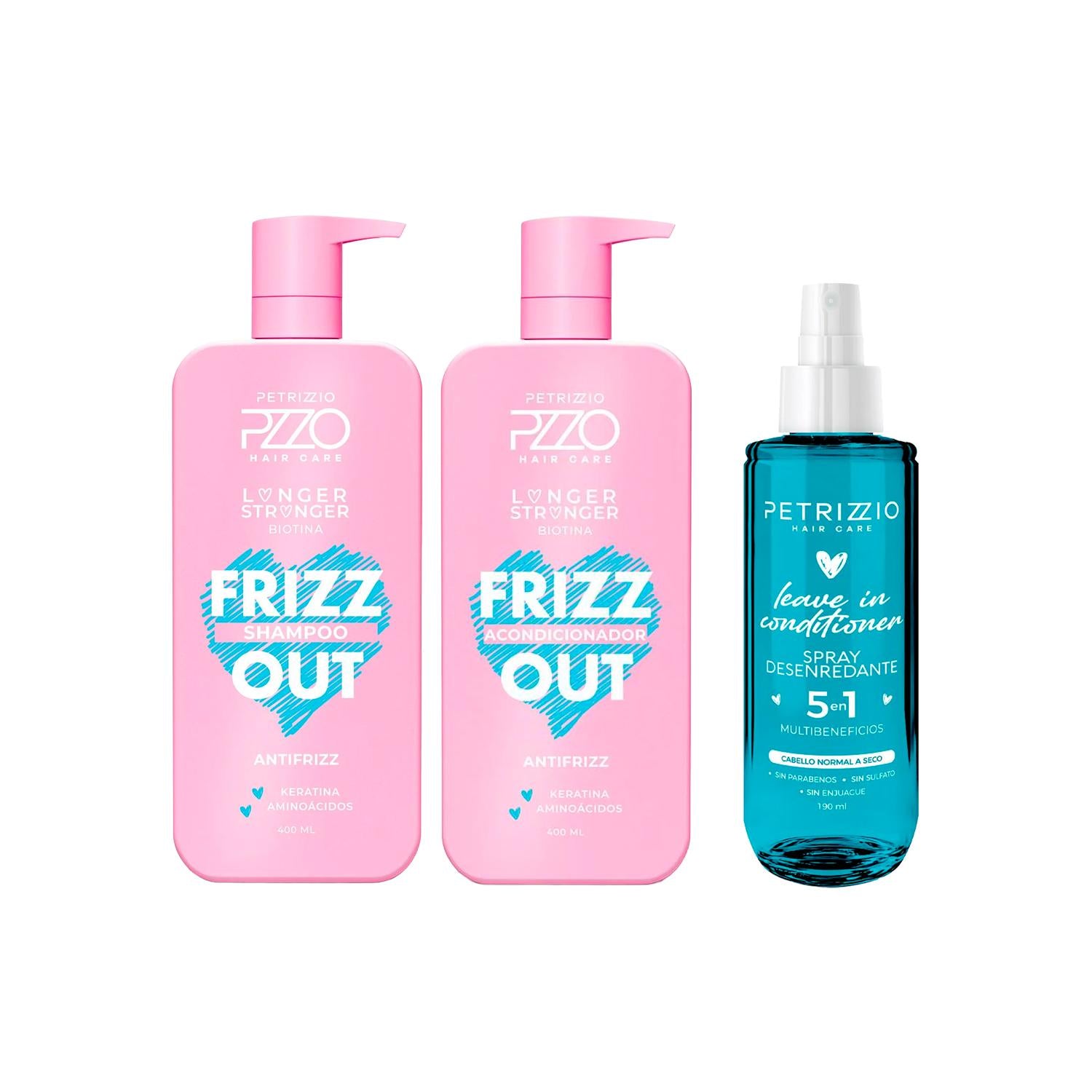 Set Frizz Out + Spray Desenredante