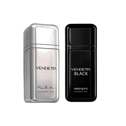Set Duo Perfumes EDP Vendetta Black &amp; Silver